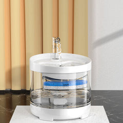 Fuente de agua silenciosa para gatos