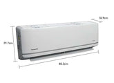 Aire acondicionado PANASONIC 12.000BTU tipo Splir Inverter YS12XKV-6 220V