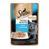 Alimento húmedo SHEBA gatito atún marinado