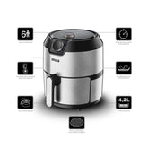 Freidora IMUSA 4.2 litros easy fry & grill 2 en 1