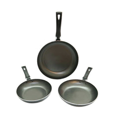 Juego de 3 sartenes antiadherente IMUSA de 18, 20 y 24 cm