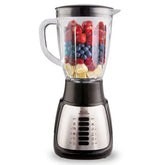 Licuadora silver – vaso de vidrio HOME ELEMENTS