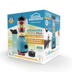 Licuadora trimix plus - Azul turquesa HOME ELEMENTS