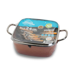 Olla Multiusos Cuadrada - Cobre