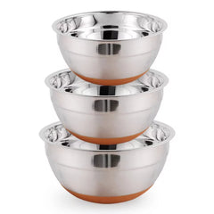 Set x 3 bowls HOME ELEMENTS acero inoxidable