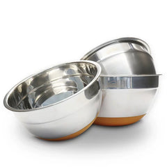 Set x 3 bowls HOME ELEMENTS acero inoxidable