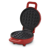 Wafflera eléctrica roja - HOME ELEMENTS
