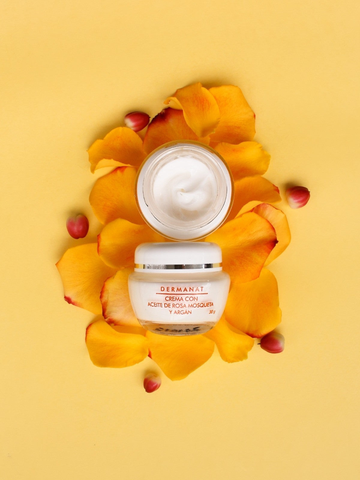 Crema hidratante DERMANAT rosa mosqueta