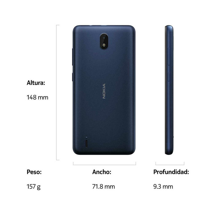 Celular NOKIA C01Plus 32GB SS azul