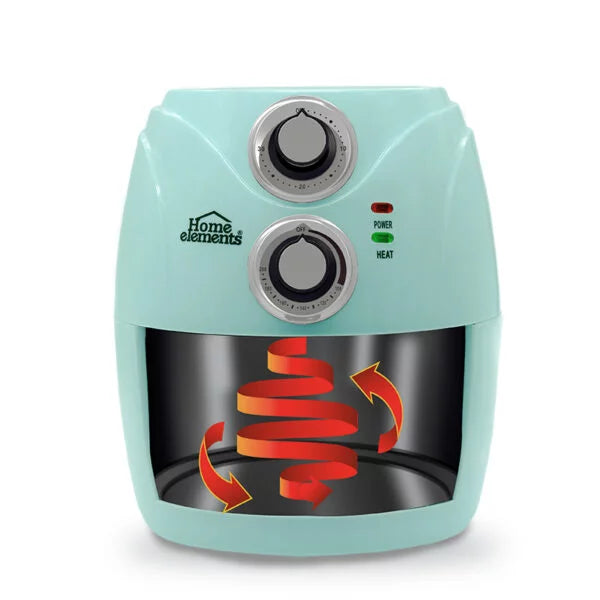 Freidora de aire 1.8 litros HOME ELEMENTS línea mint