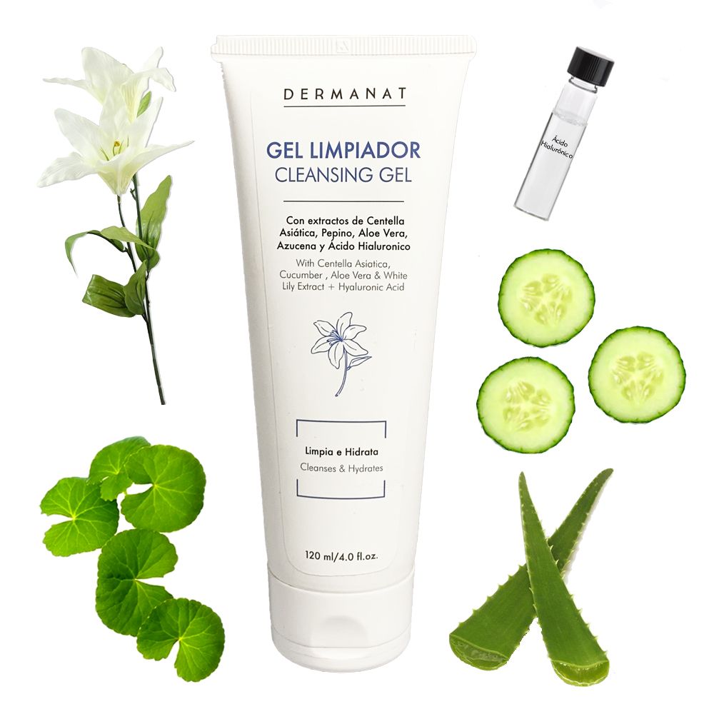 Gel limpiador facial DERMANAT