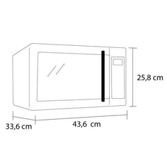 Horno microondas HACEB 0.7 ARHM