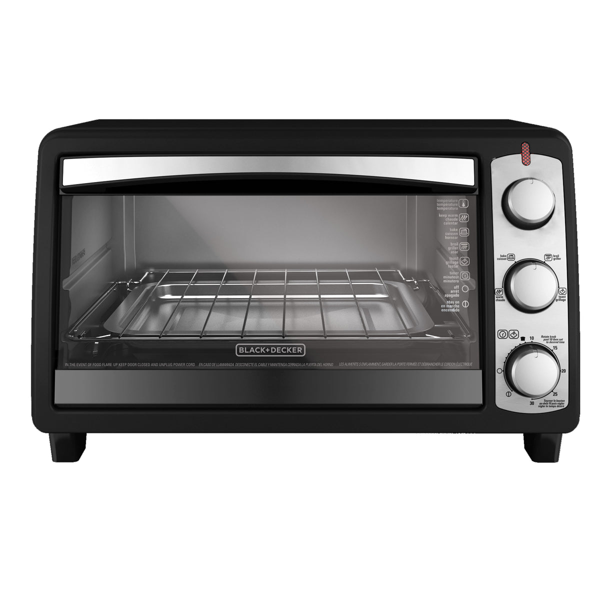 Horno tostador BLACK+DECKER 14 Lt TO1940BD