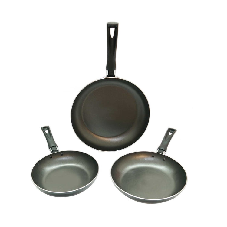 Juego de 3 sartenes antiadherente IMUSA de 18, 20 y 24 cm