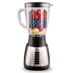 Licuadora silver – vaso de vidrio HOME ELEMENTS