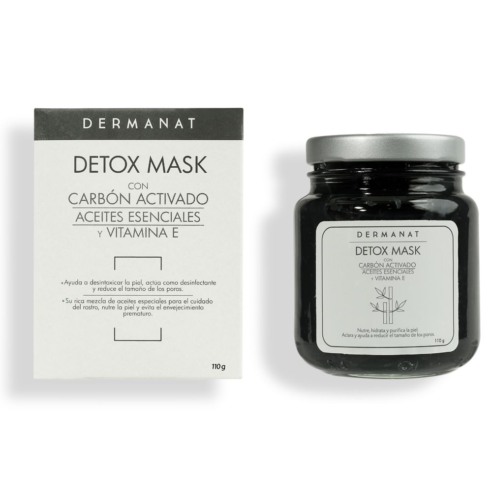 MASCARILLA DETOX CON CARBON ACTIVADO