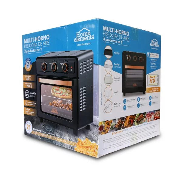 Multi horno-freidora de aire HOME ELEMENTS