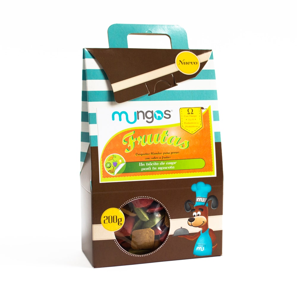Galletas blandas sabor a frutas para perros