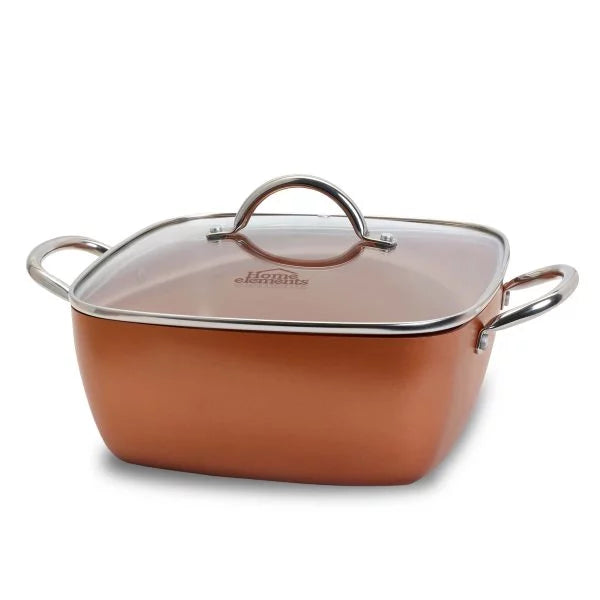 Olla Multiusos Cuadrada - Cobre