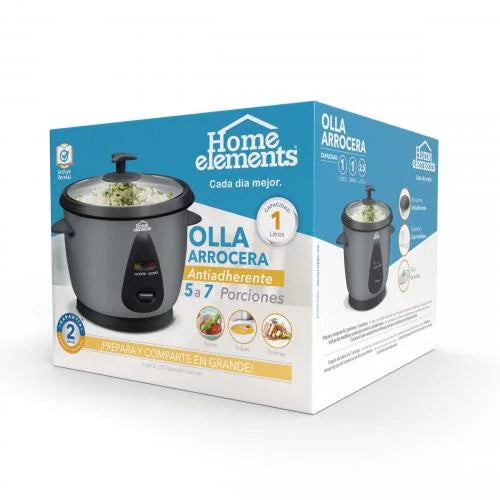 Olla arrocera 1.0 litro HOME ELEMENTS