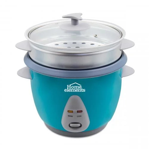 Olla arrocera 1.8 litros con vaporera externa  HOME ELEMENTS