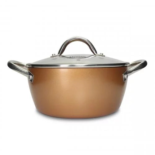 Olla multiusos redonda – Cobre HOME ELEMENTS