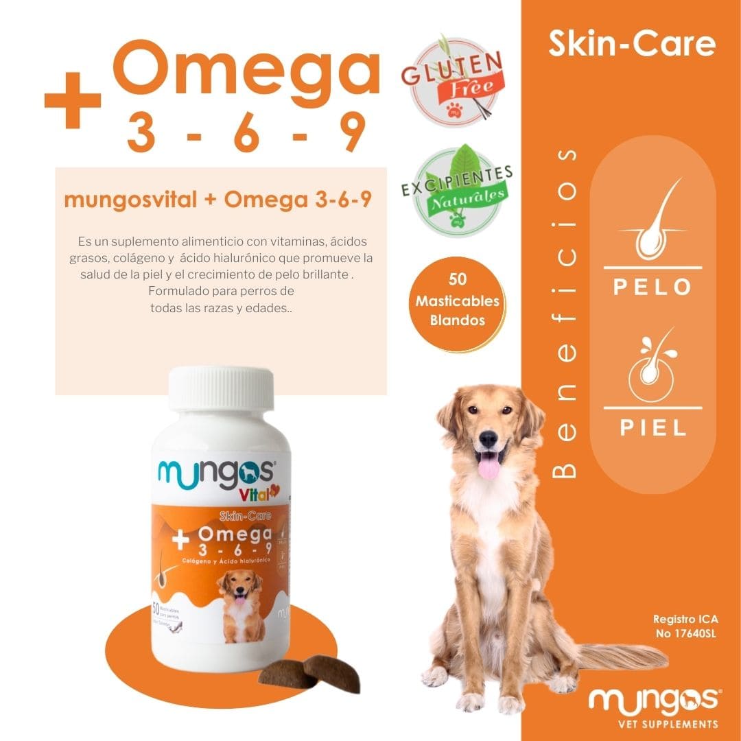 OMEGA 3,6 Y 9 PARA PERROS MUNGOS VITAL