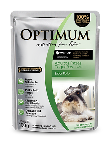 Alimento húmedo OPTIMUM perro raza pequeña
