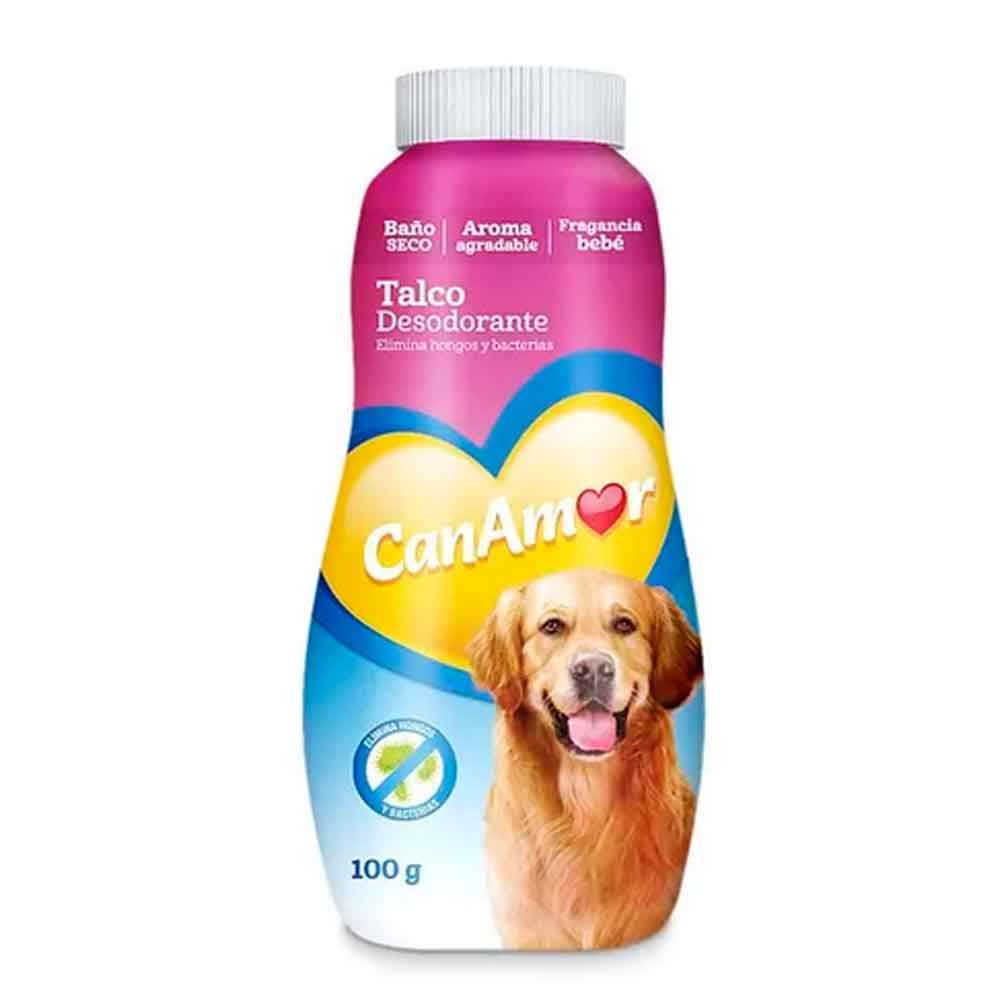 Talco desodorante para perros CanAmor 100g