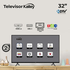 Televisor KALLEY 32 pulgadas 81 cm TV32HDG HD LED