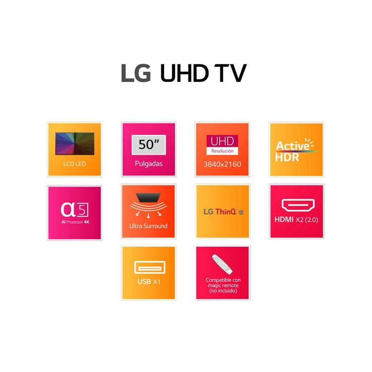Televisor LG 50UP7500PSF 4K-UHD 50 pulgadas