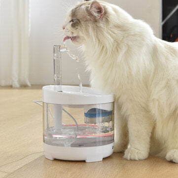 Fuente de agua silenciosa para gatos