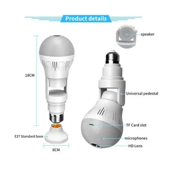 Bombillo cámara de seguridad V380