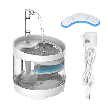 Fuente de agua silenciosa para gatos