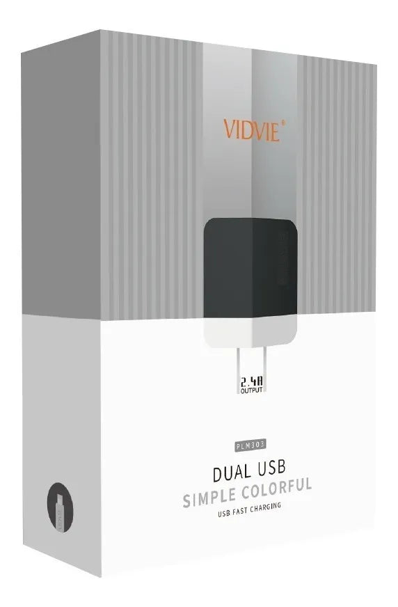 Cargador VIDVIE PLM303 carga rápida