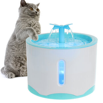 Fuente de agua para gatos