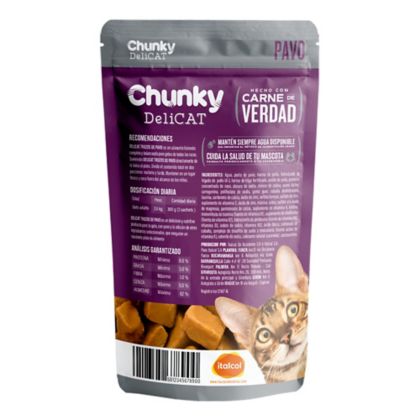 Comida húmeda CHUNKY DELICAT pavo