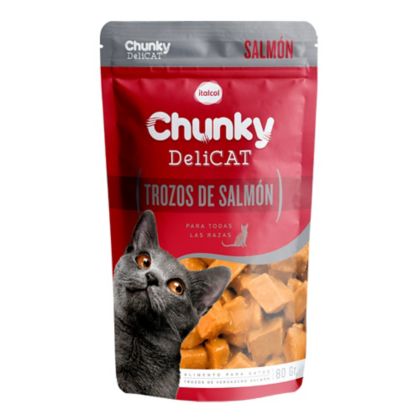 Comida húmeda CHUNKY DELICAT salmón