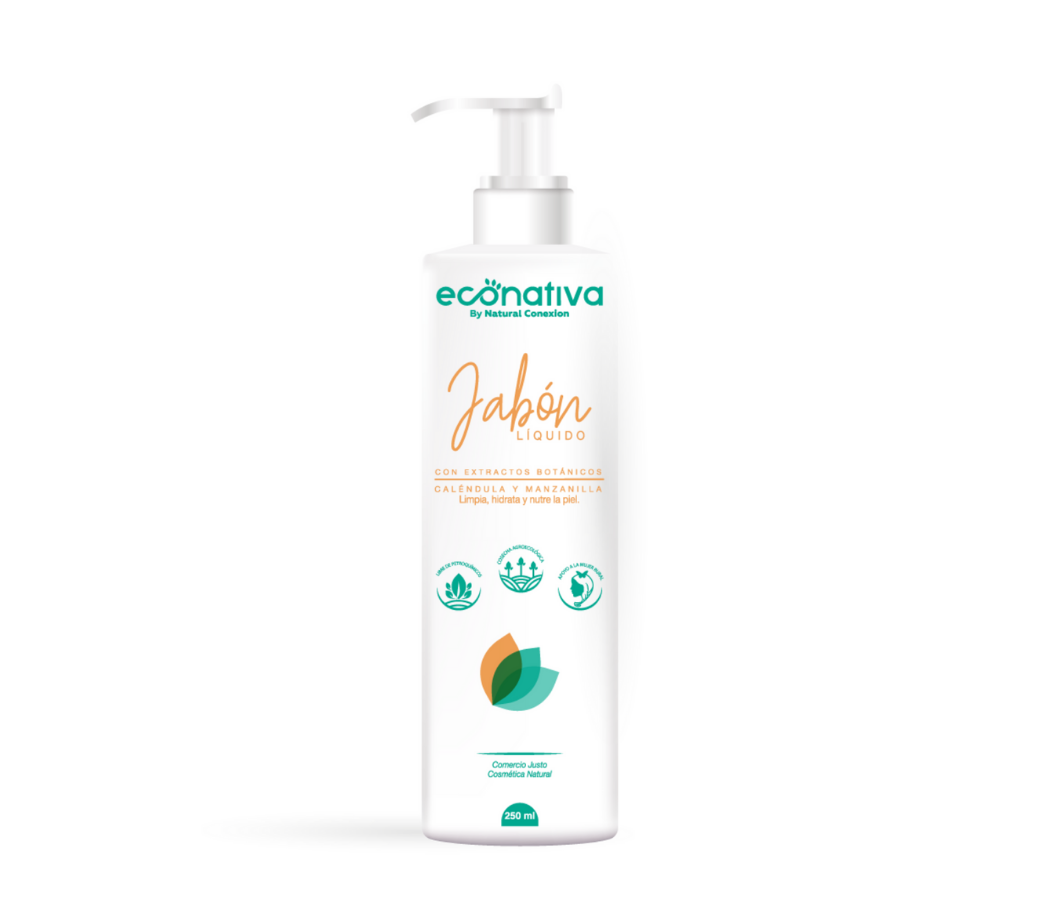 Jabón liquido NATURAL CONEXION caléndula y manzanilla